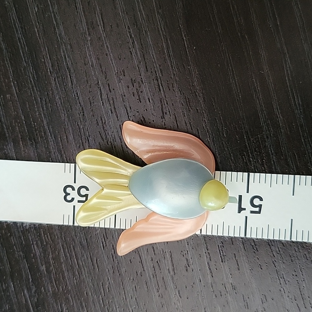 Vintage Moonglow Bird Brooch - Picture 9 of 10